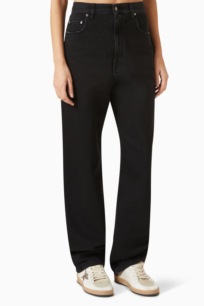 

Medium Wash Jeans in Denim, Black