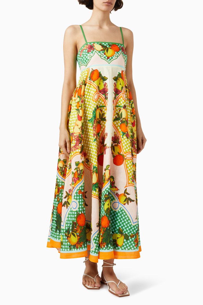 

Lemonis Sun Dress in Linen, Neutral