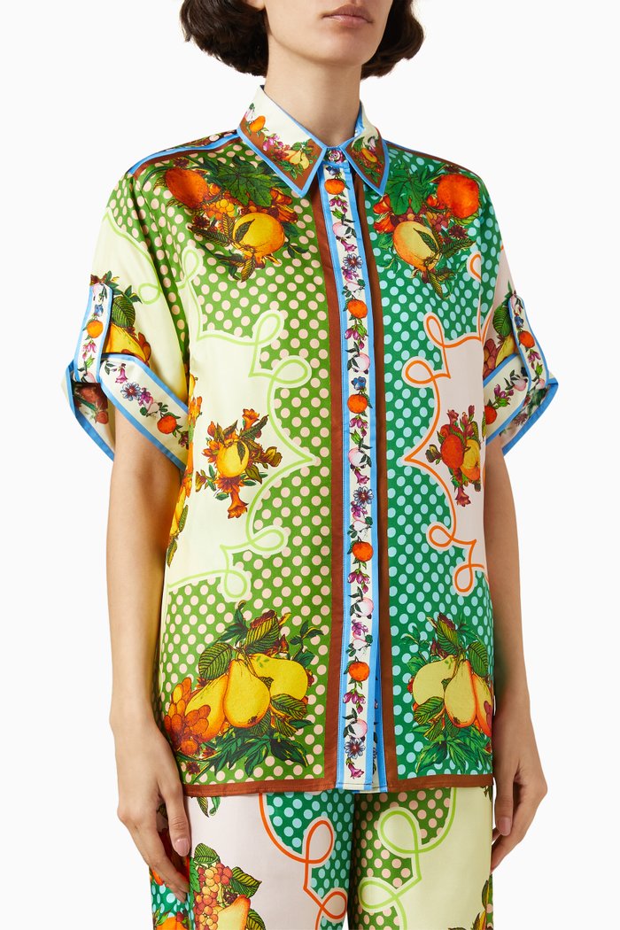

Lemonis Shirt in Silk-twill, Multicolour