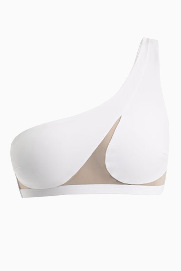 Harbor Bikini Set in Stretch Nylon, White
