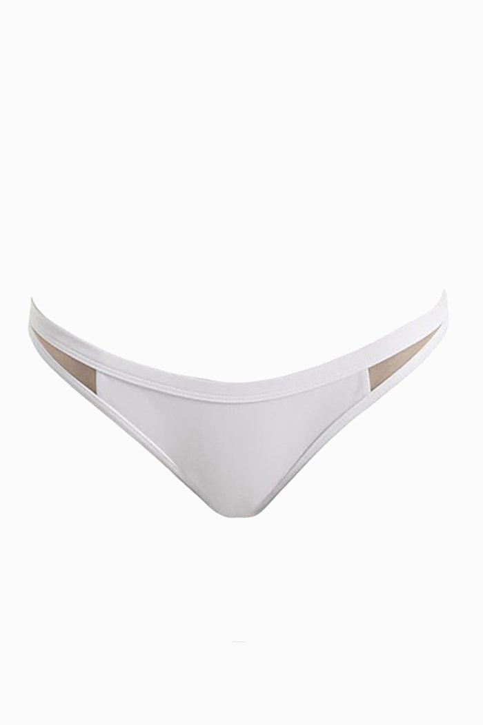 Harbor Bikini Bottoms, White