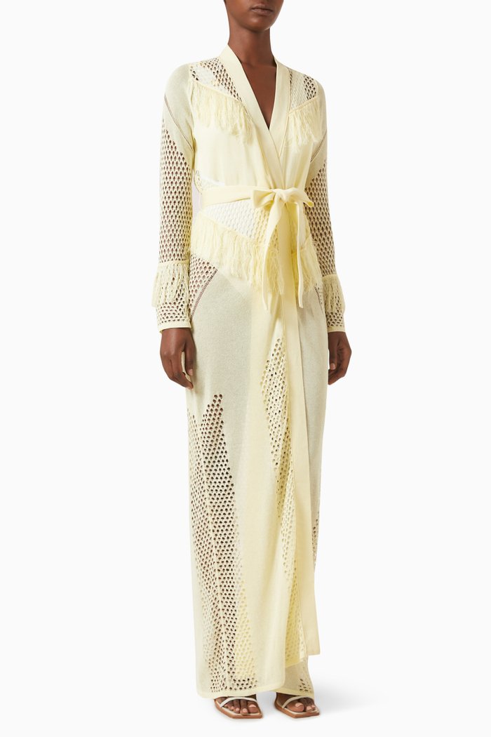

Itzel Kaftan in Viscose-blend, Yellow