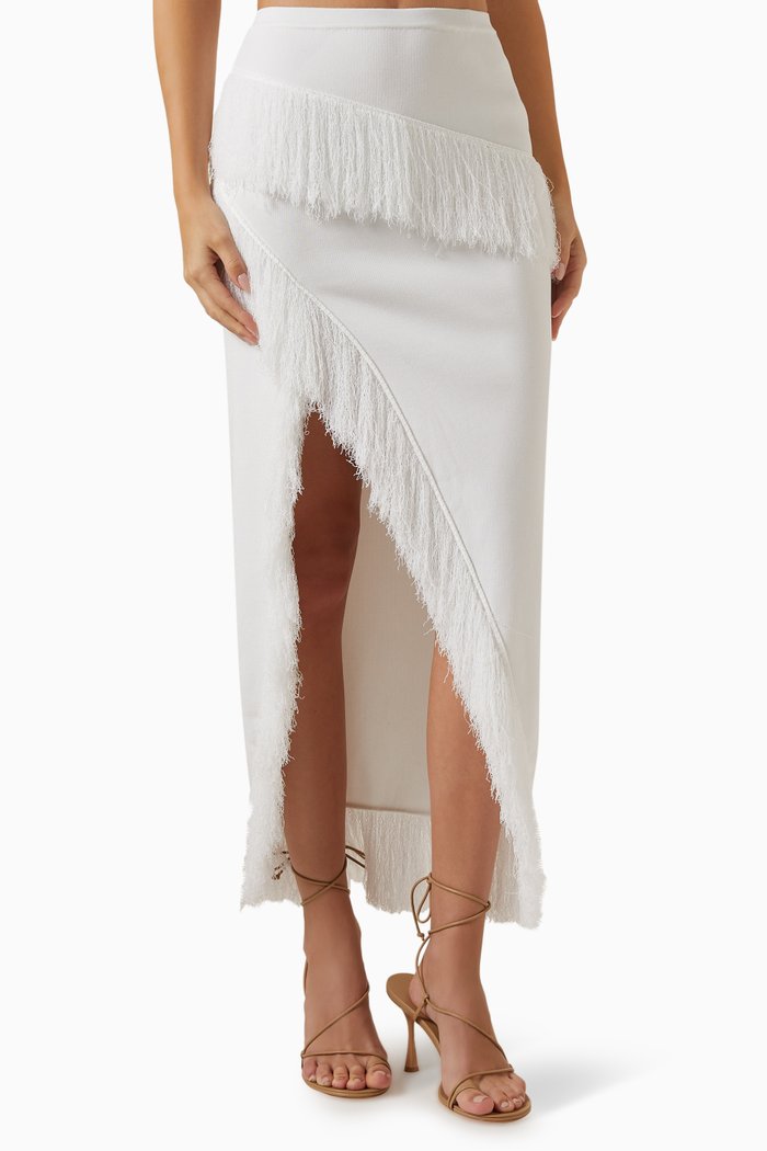 

Alani Skirt in Viscose, White