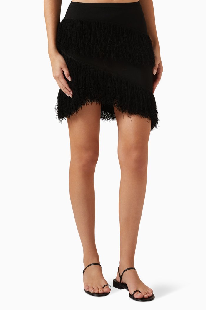 

Arlo Skirt in Viscose, Black