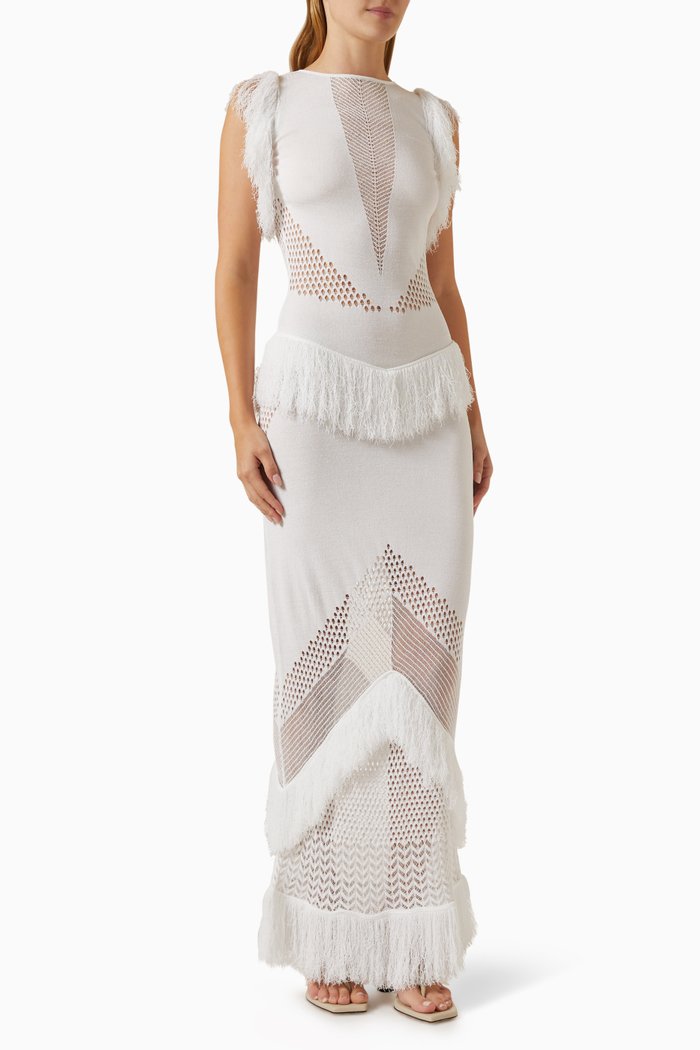 

Maris Dress in Viscose, White