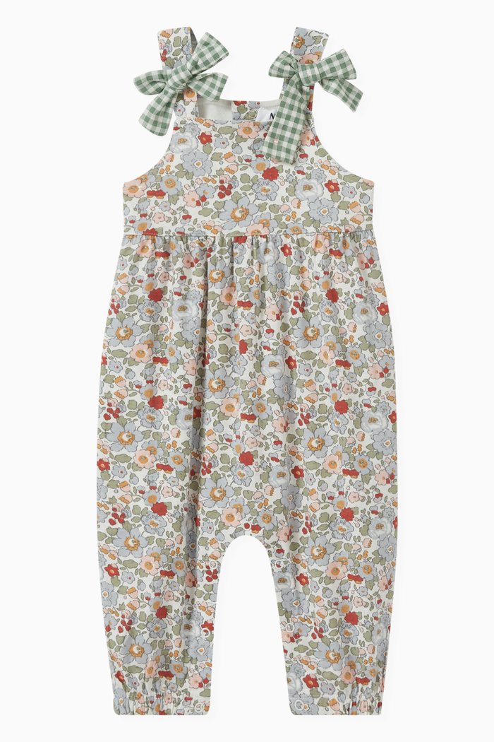 

Printed Bow Romper, Multicolour