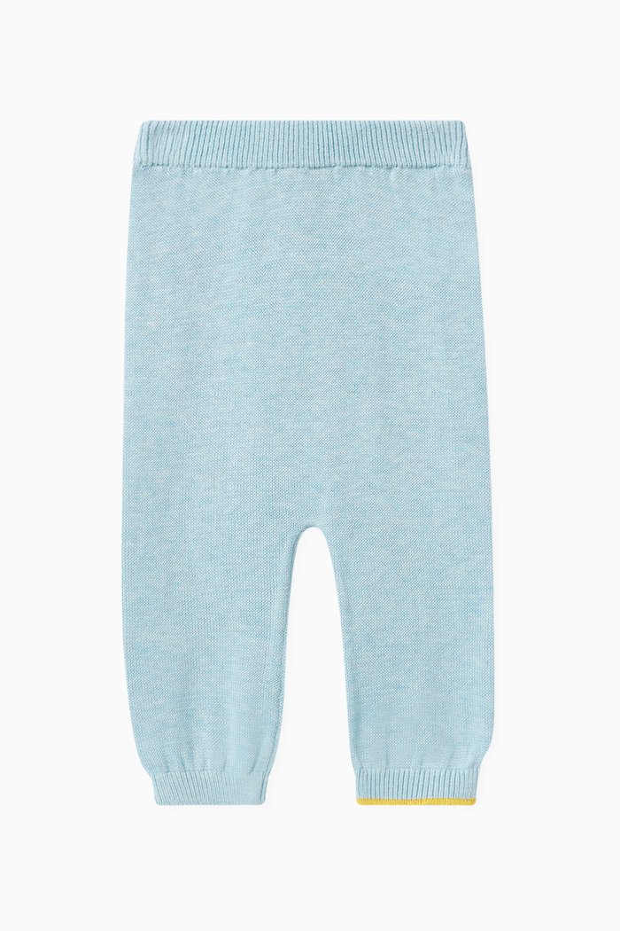 

Knit Pants in Silk-cotton, Blue