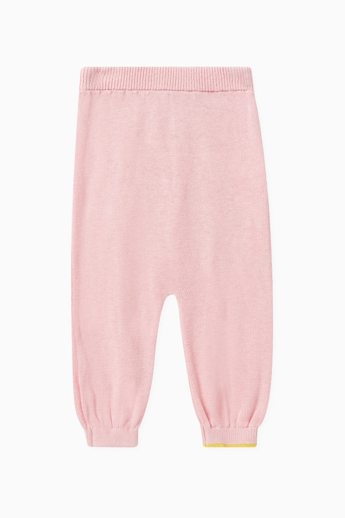 

Knit Pants in Silk-cotton, Pink