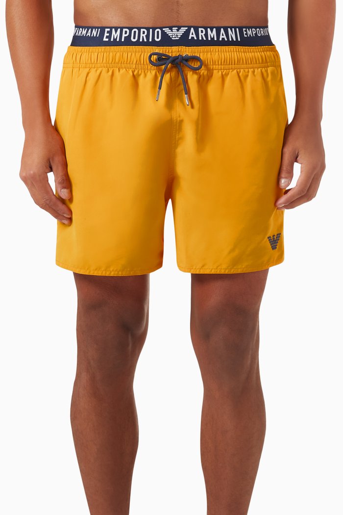 

Logo Swim Shorts, Yellow