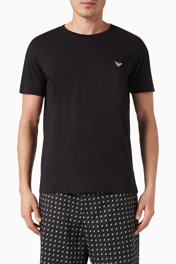 

Logo T-shirt in Cotton, Black