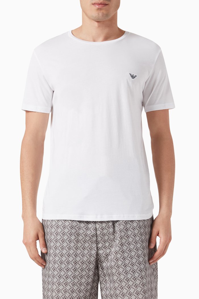 

Logo T-shirt in Cotton, White