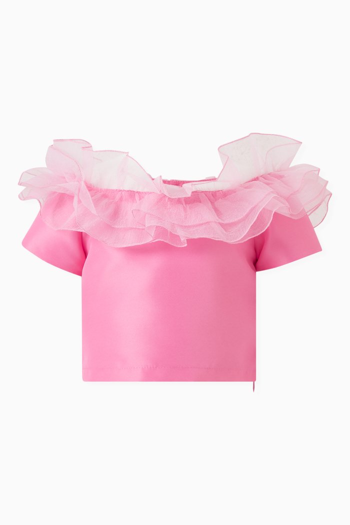 

Sweet Ruffles Top, Pink