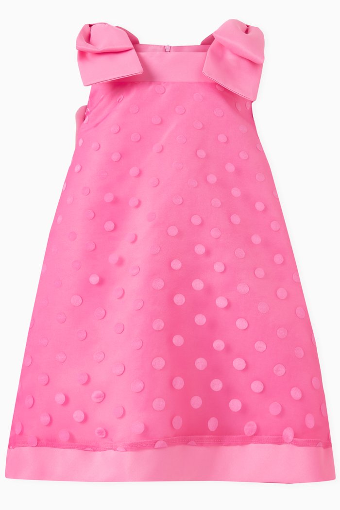 

Polka-dot Sleeveless Dress, Pink