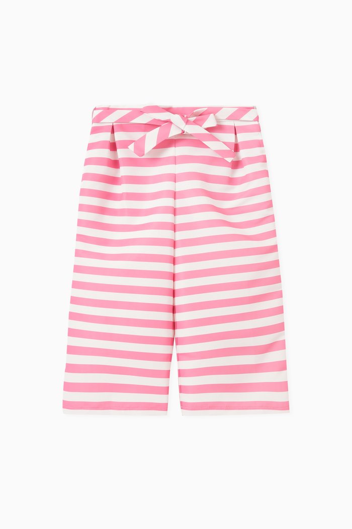 

Striped Pants in Taffeta, Pink