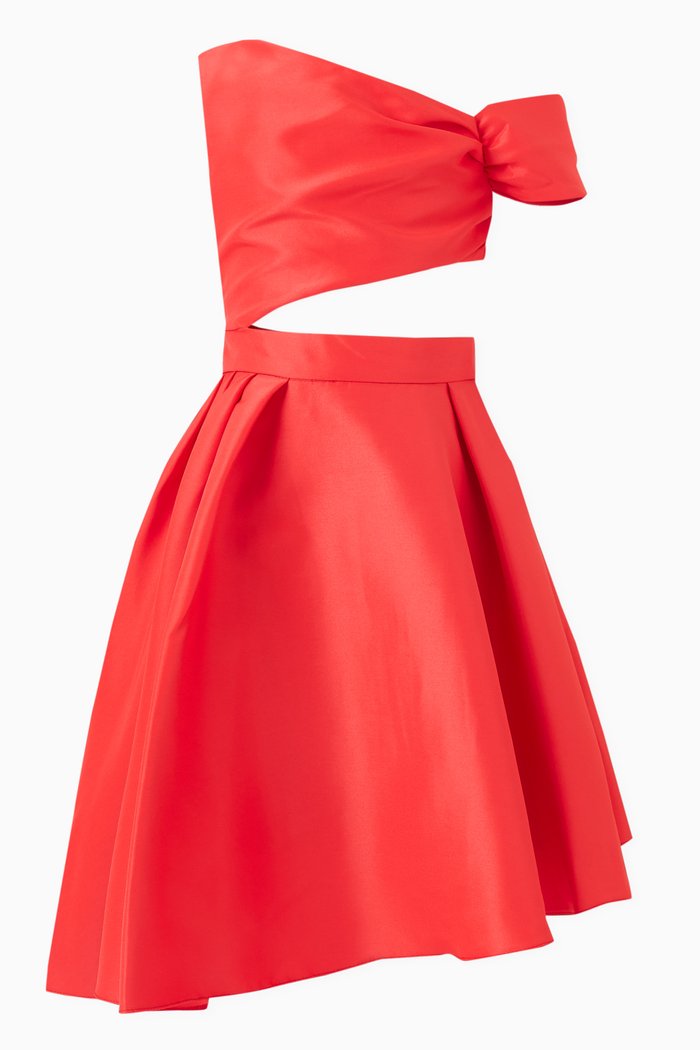 

Gala Cut-out Dress, Red