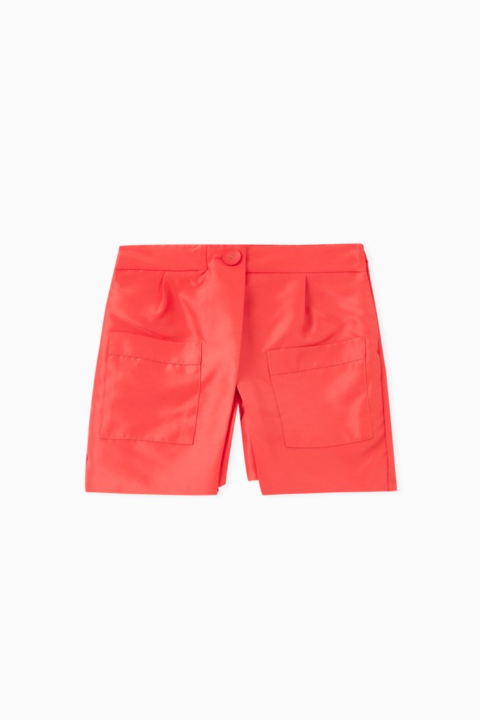 

Wrap-style Skort, Red