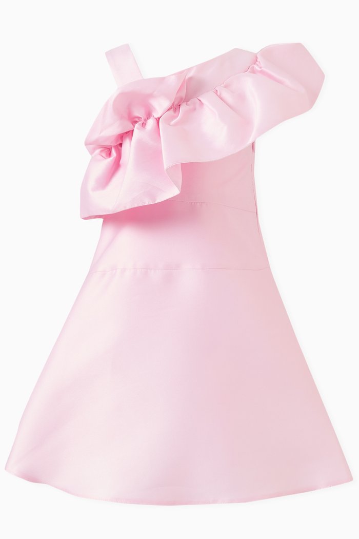 

Ruffled-trim Dress, Pink