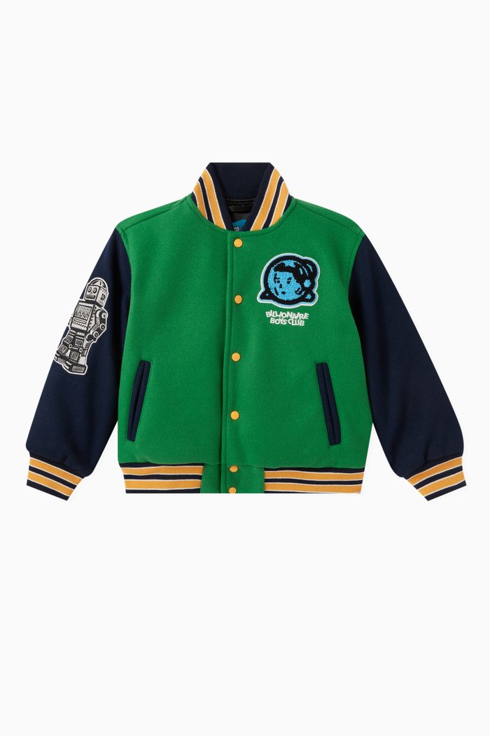 

Astro Varsity Jacket, Green