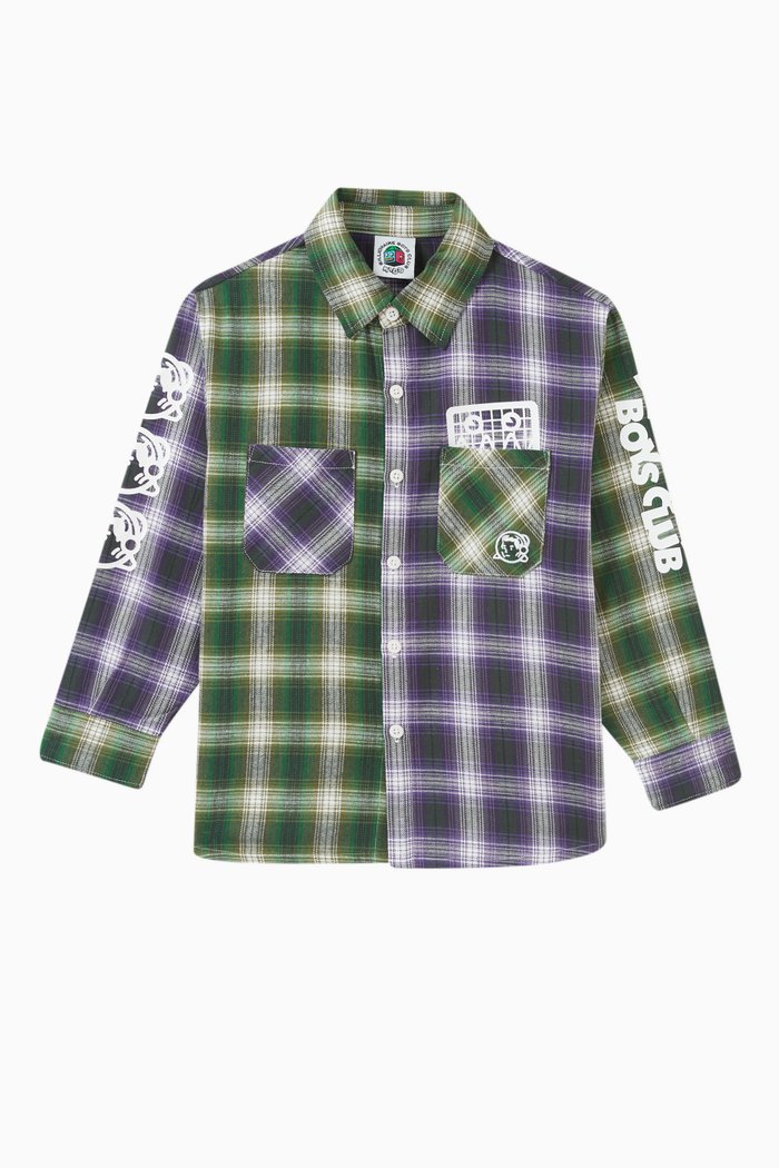 Checkered Shirt in Cotton, Multicolour