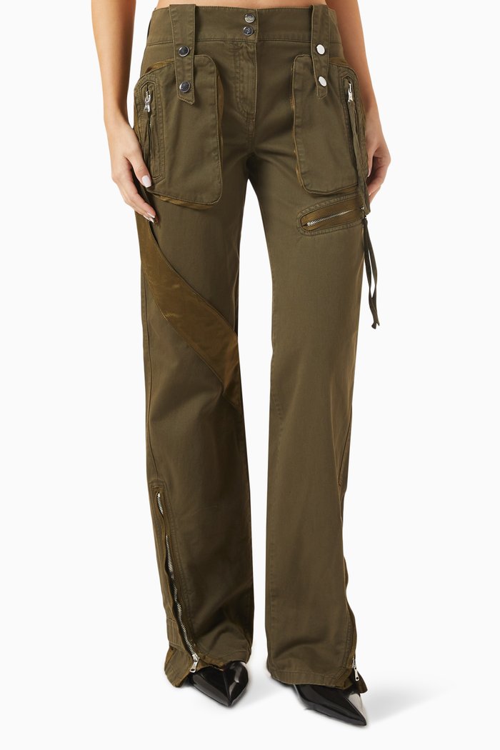 

Cargo Pants in Cotton, Green