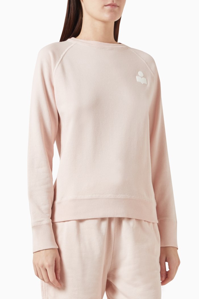 

Milla Logo Sweatshirt in Cotton Jersey, Pink