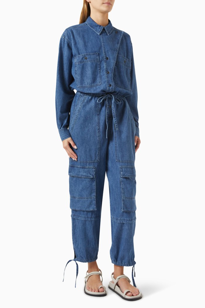 

Idany Jumpsuit in Denim, Blue