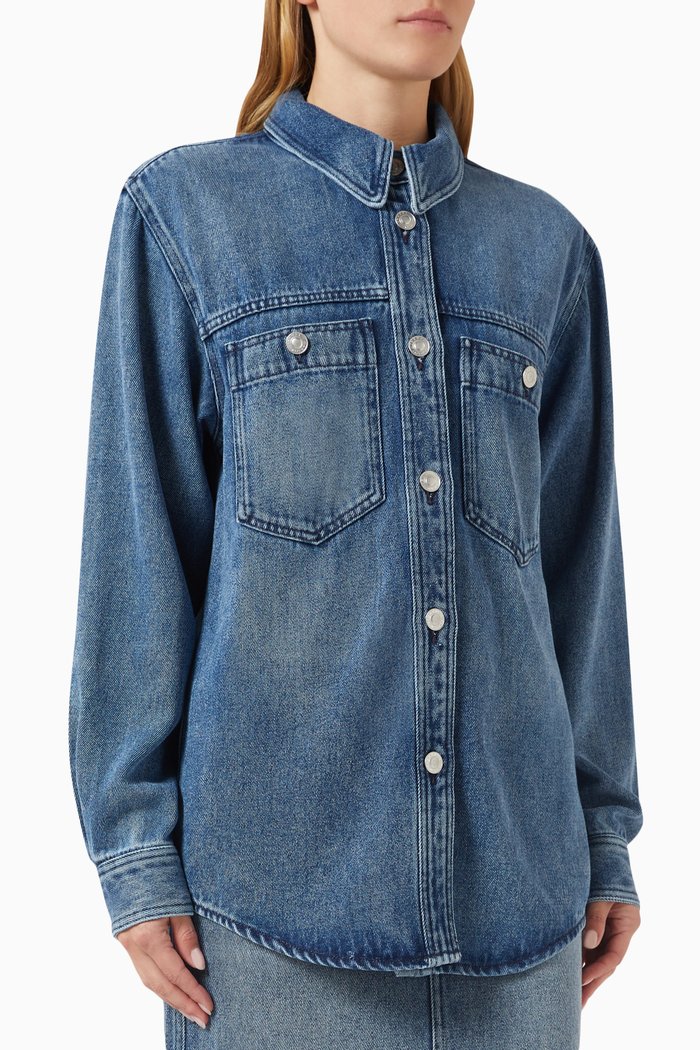 Talbot Denim Shirt, Blue