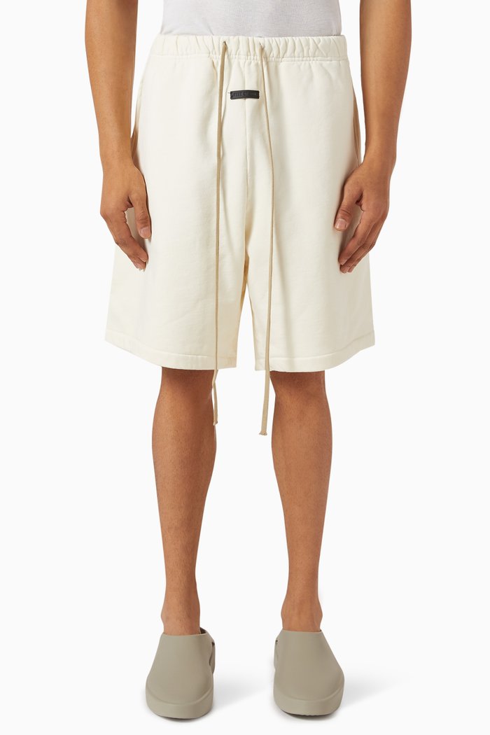 

Logo Sweatshorts in Cotton Fleece, Neutral