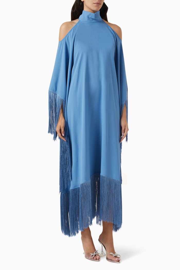 

Divina Fringe Kaftan, Blue