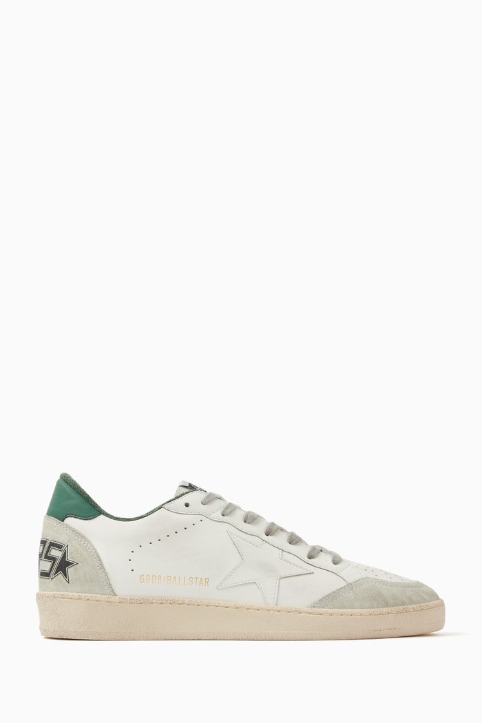 

Ball Star Low-top Sneakers in Leather, White
