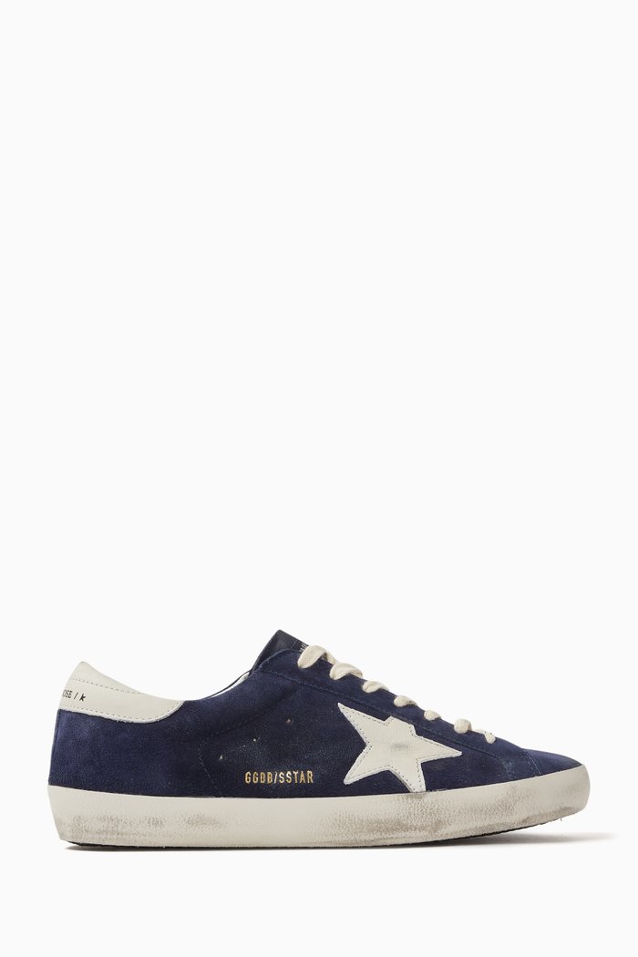

Super-Star Low-top Sneakers in Suede, Black