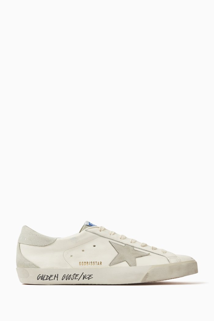 

Super-Star Low-top Sneakers in Leather, White