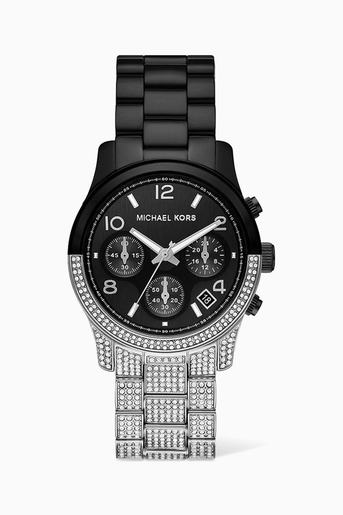 

Runway Pavé Two-Tone Quartz Watch, 38mm, Multicolour