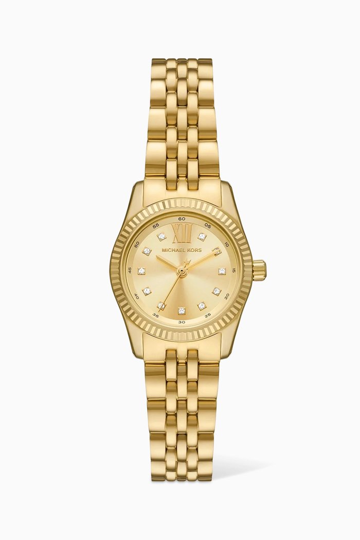 

Lexington Pavé Quartz Watch, 26mm, Gold