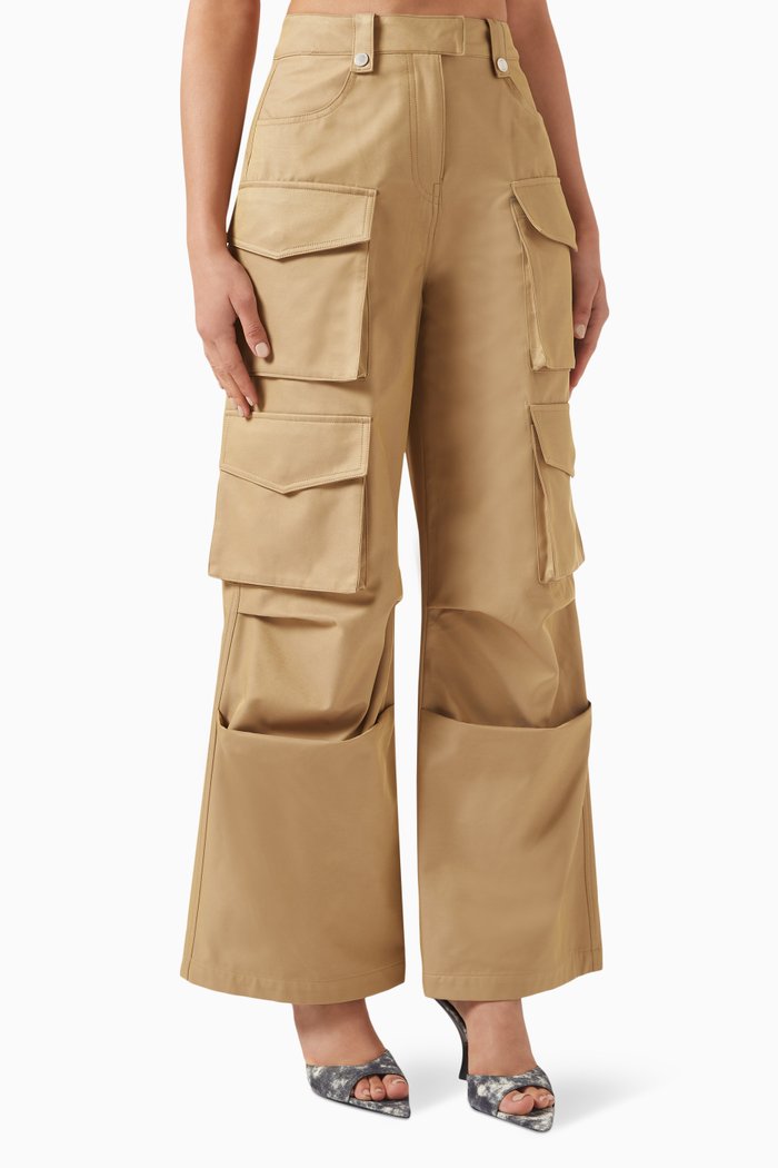 

Cargo Wide-leg Pants, Neutral