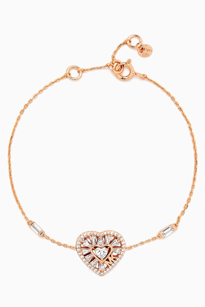 

Premium Love Bracelet in Rose Gold-plated Silver