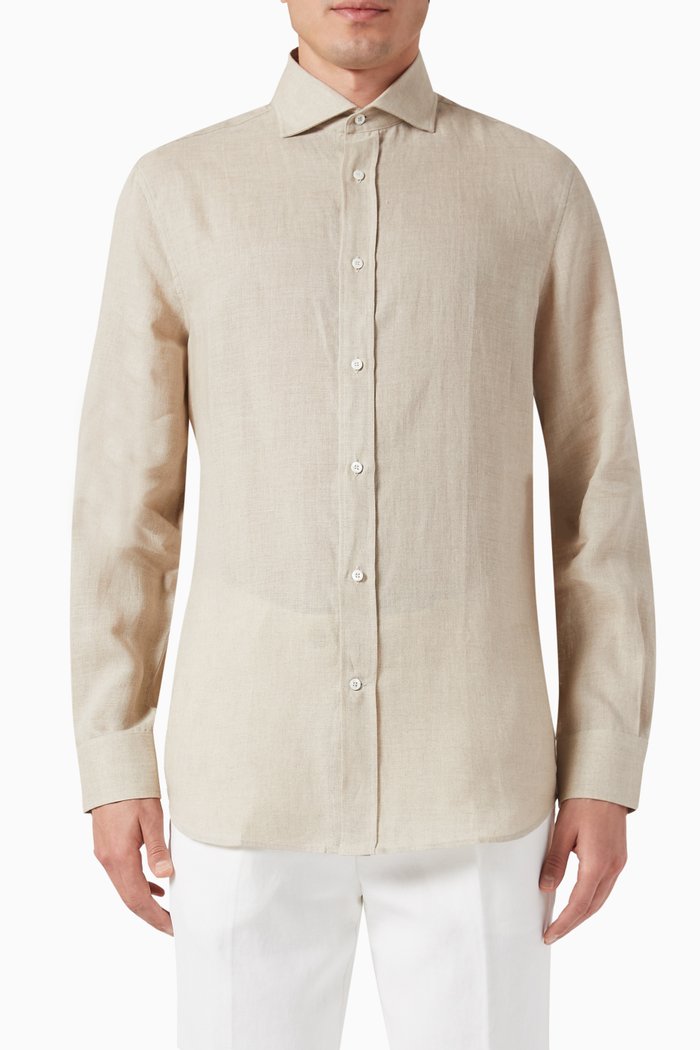 

Long-sleeve Shirt, Brown