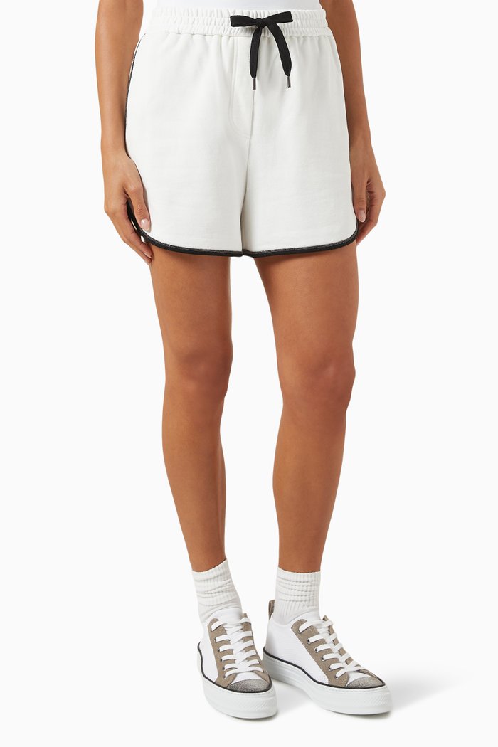 

Monoli Bermuda Shorts in Cotton, White