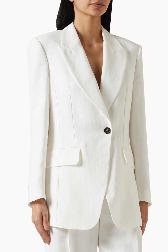 

Single-breasted Blazer, White