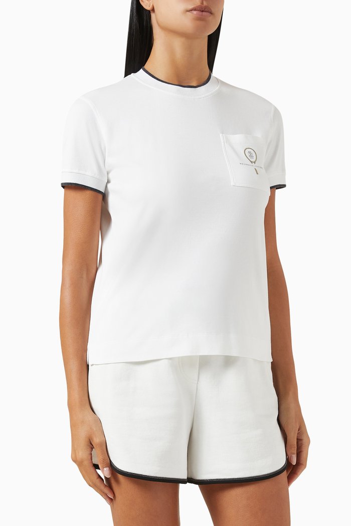 

Moneli T-shirt in Cotton, White
