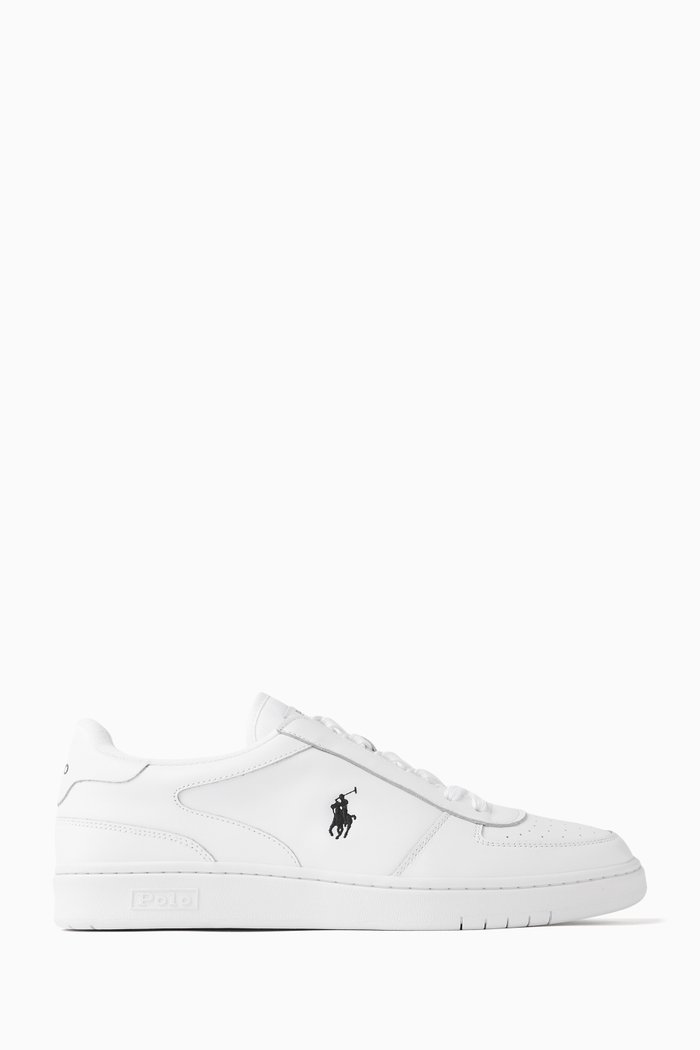 

Low-top Sneakers in Leather, White