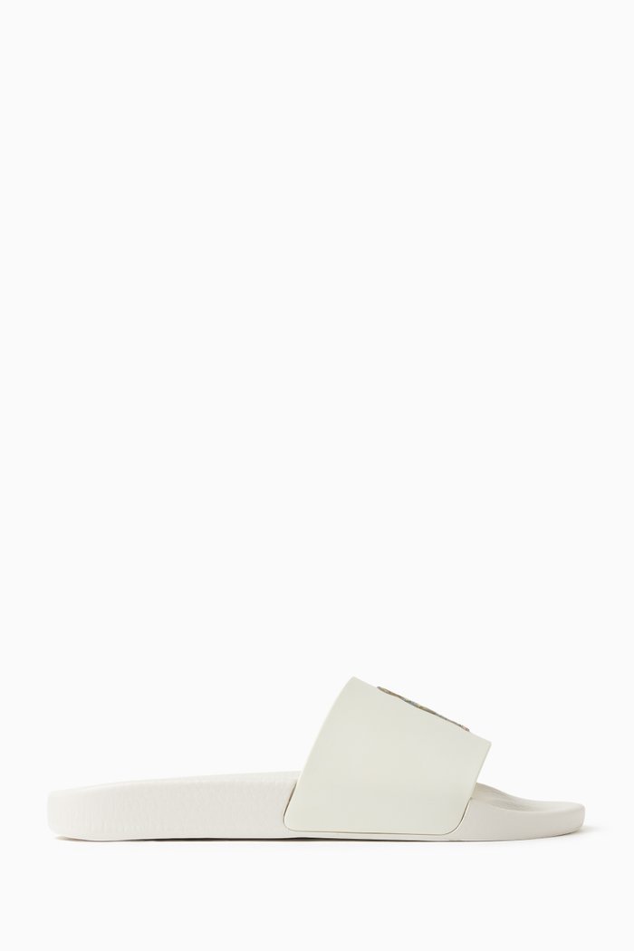 Polo Bear Slides in TPU, White