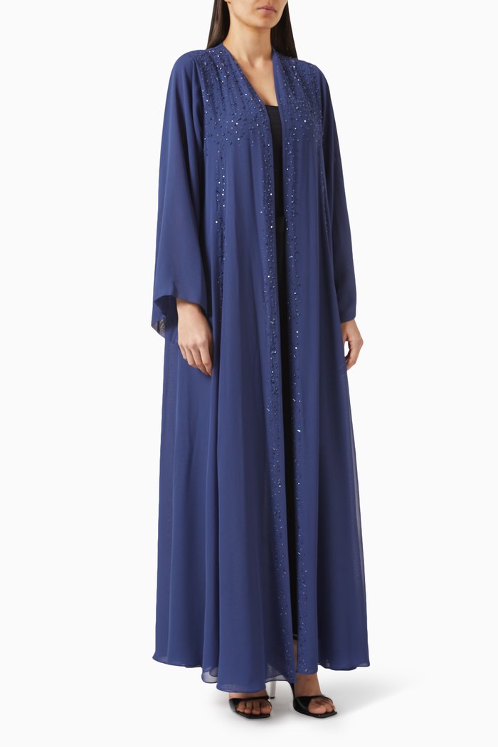 

Embellished Abaya, Blue
