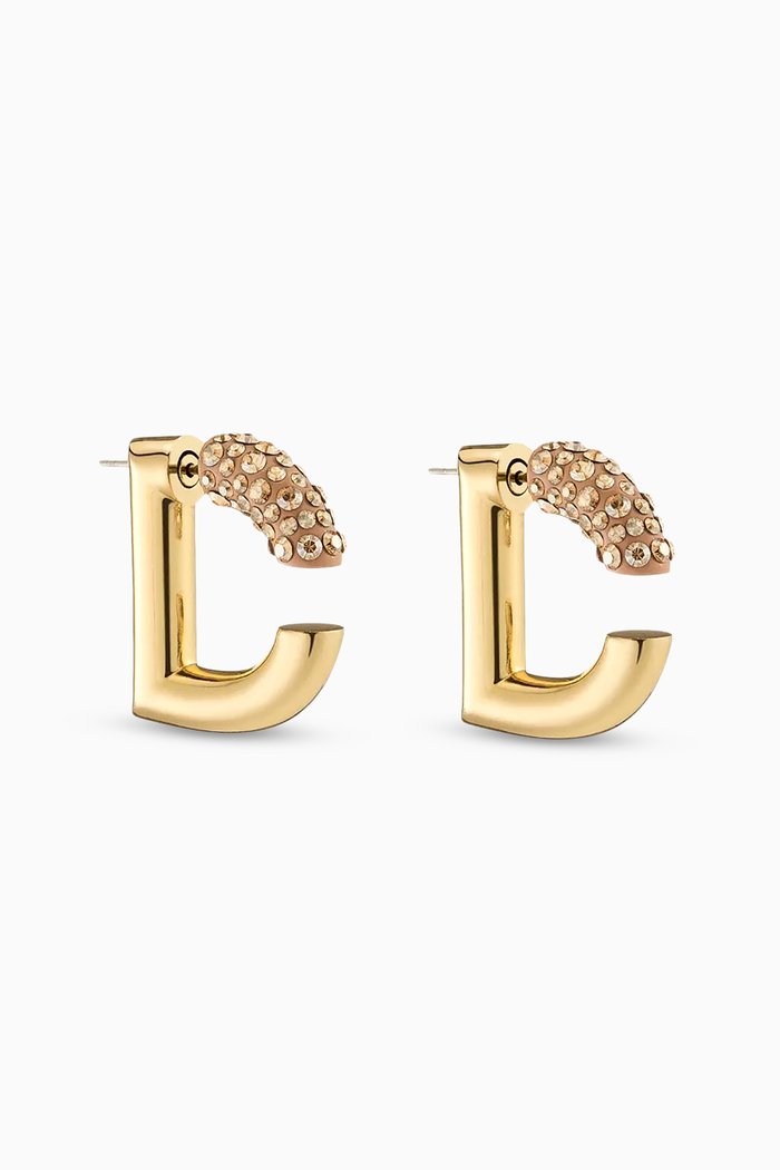 

Dash Earrings in 12kt Gold-plated Brass