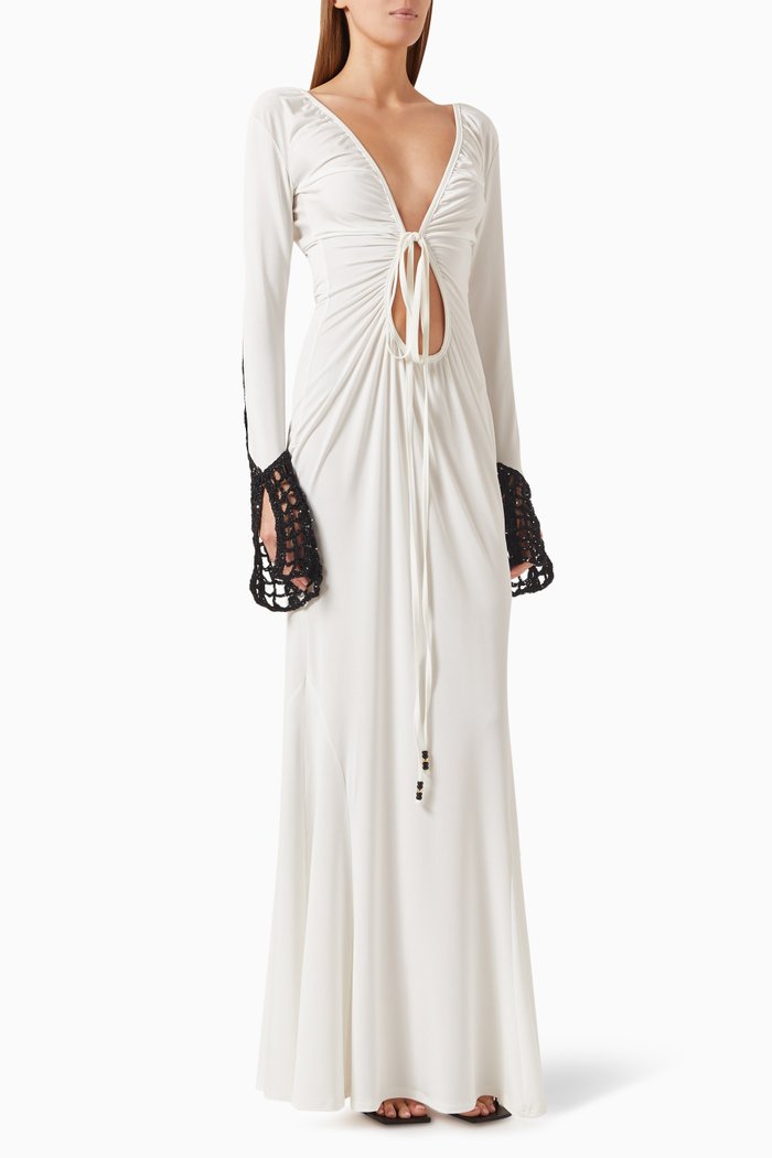 

Vaidat Infinity Maxi Dress in Jersey, Neutral