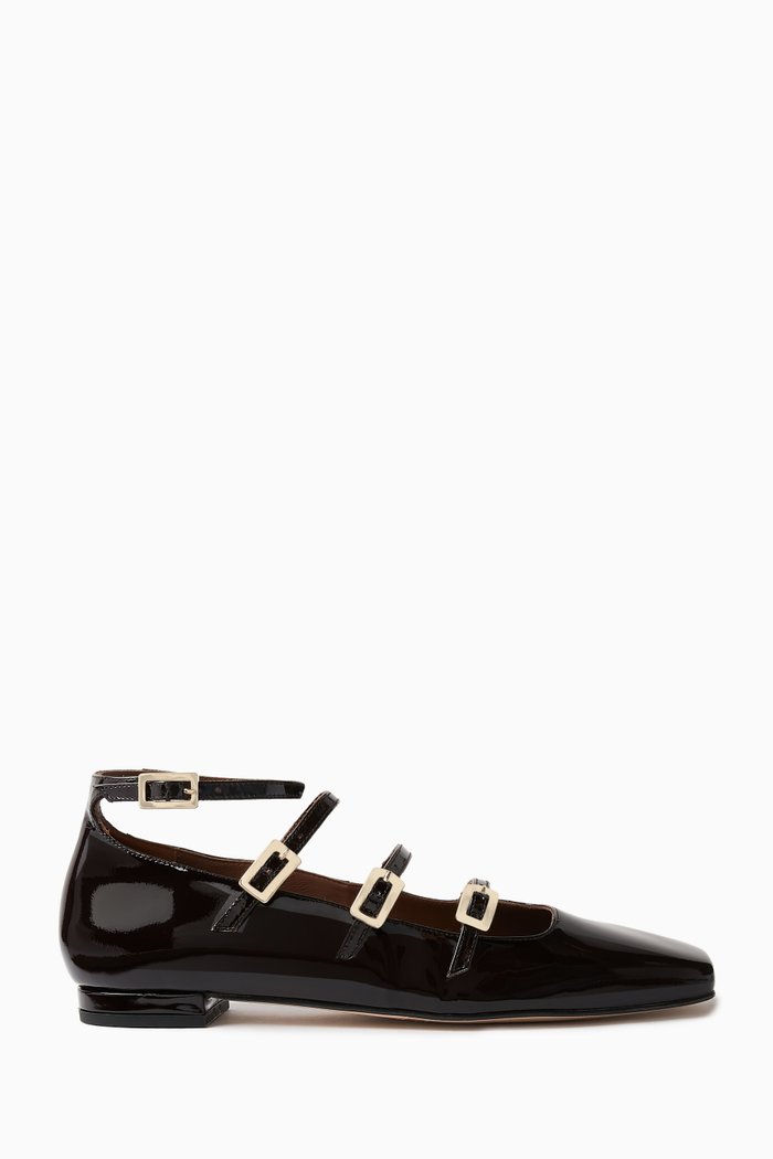 

Luke Ballet Flats in Patent Leather, Brown