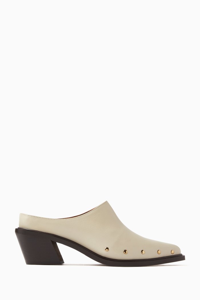 

Lorenzo Clogs in Leather, Neutral