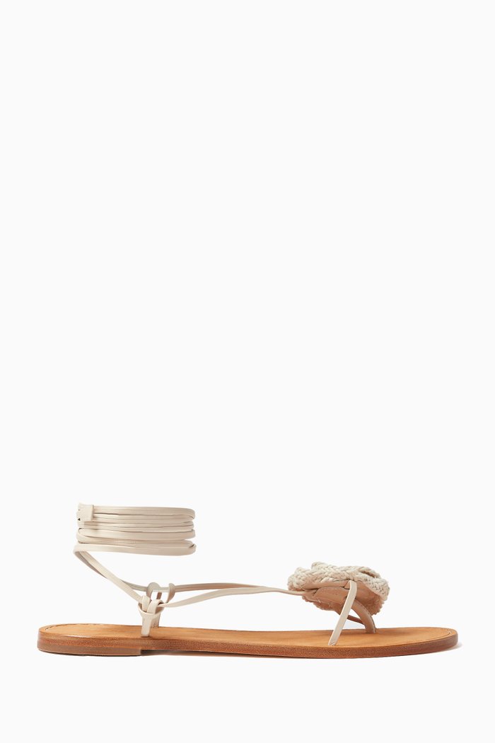 

Jakara Sandals in Leather, Neutral