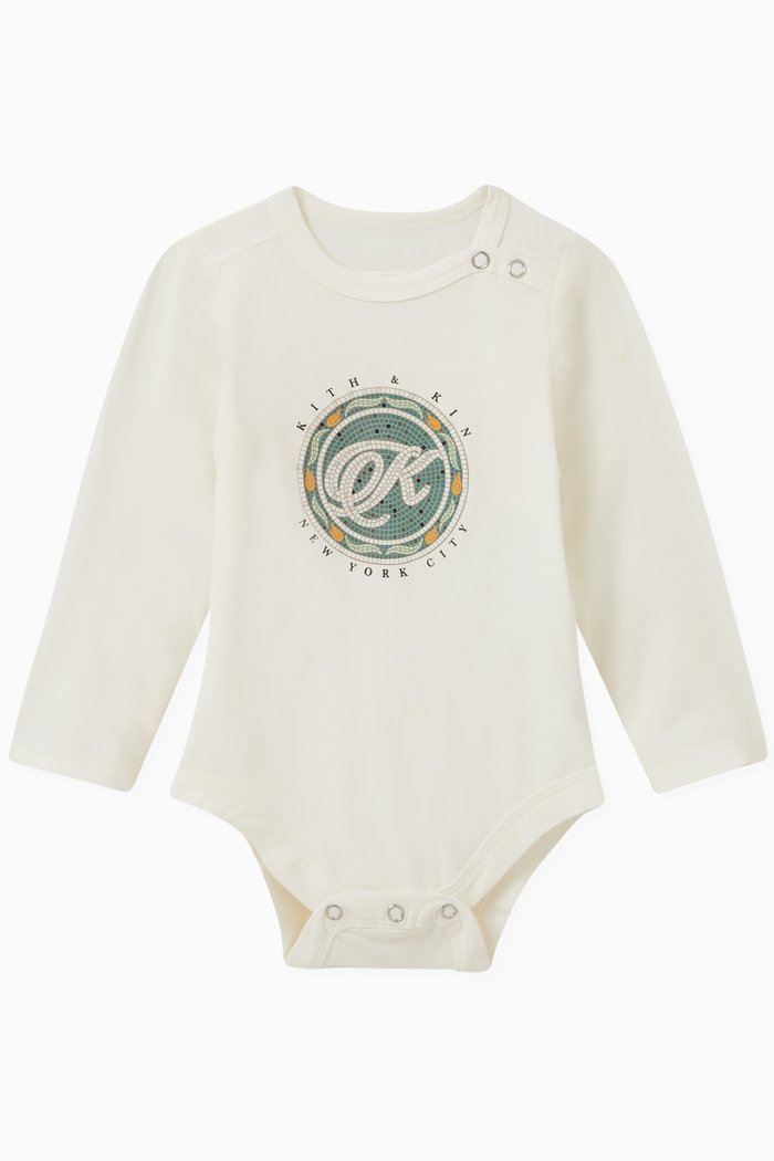 

Graphic Onesie in Cotton-blend, Grey