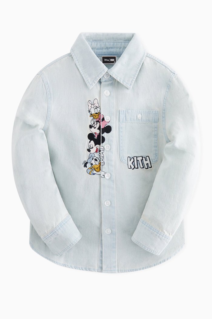 

x Disney Mickey & Friends Apollo Shirt in Chambray, Blue